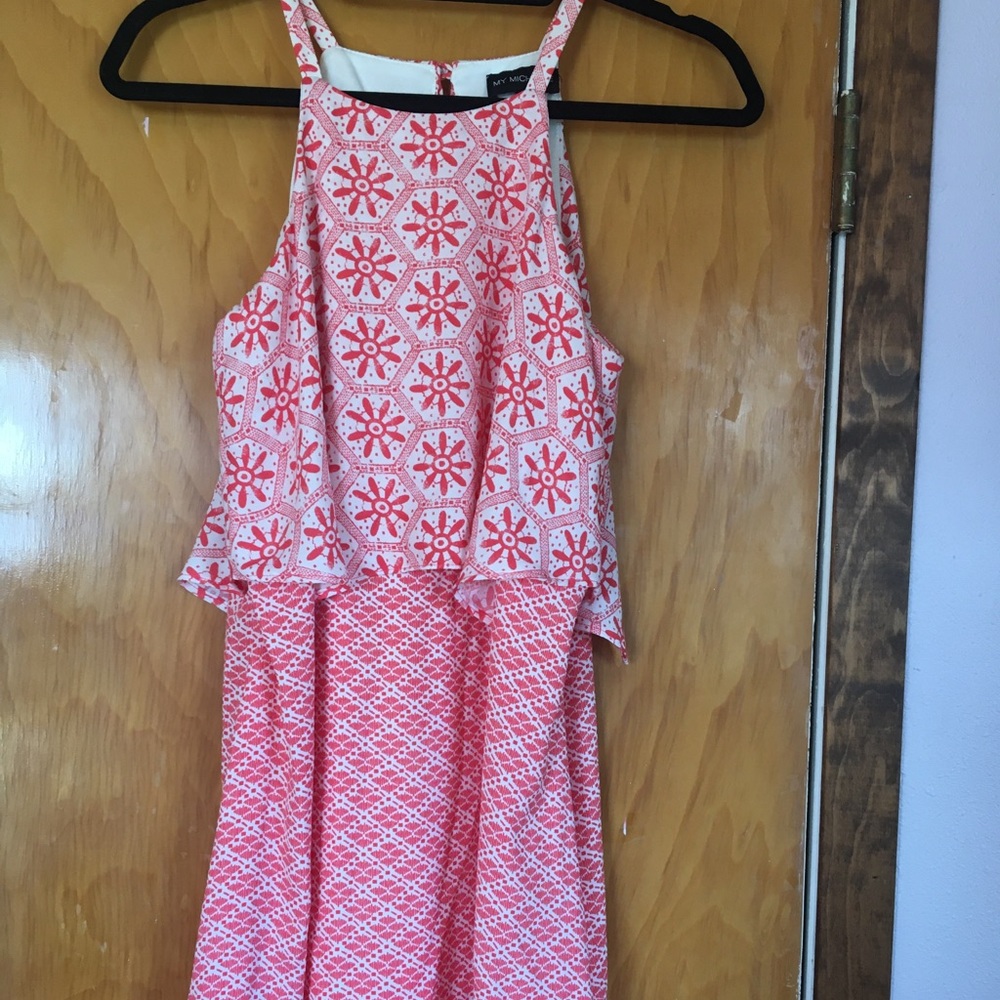 Coral dress